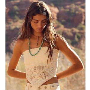 Free People One Lace Raya Bandana Top